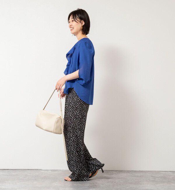 NOLLEY'S「スリットスリーブラッフルブラウス」|シャツ・ブラウス|