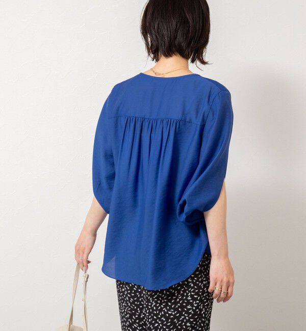 NOLLEY'S「スリットスリーブラッフルブラウス」|シャツ・ブラウス|