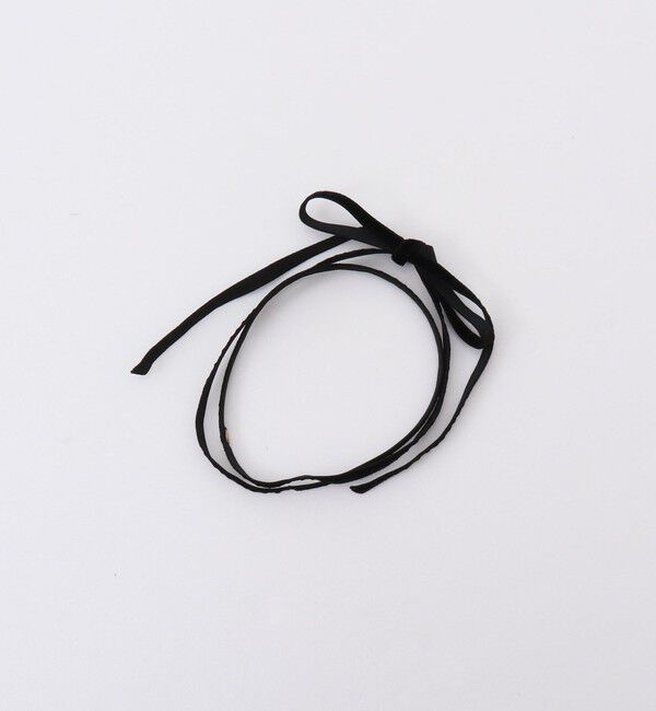 NOLLEY'S「【JENNIFER OUELLETTE/ジェニファーオレット】ベロアｘグログランアレンジカチューシャ」|カチューシャ|ブラック