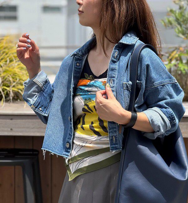 NOLLEY'S「W/Sプリントストール」|ストール|