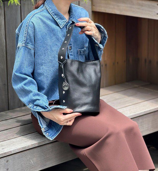 NOLLEY'S「【MARCO MASI/ マルコマージ】 スタッズワンハンドルバッグ」|ショルダー・メッセンジャー|