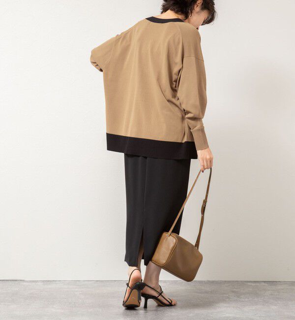 NOLLEY'S sophi「《セットアップ対応》ウォッシャブルダブルサテンイージースカート」|タイト|