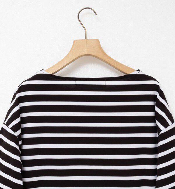 Rie Miller「BIGマリンボーダーボートネックプルオーバーカットソー」|Tシャツ・カットソー|