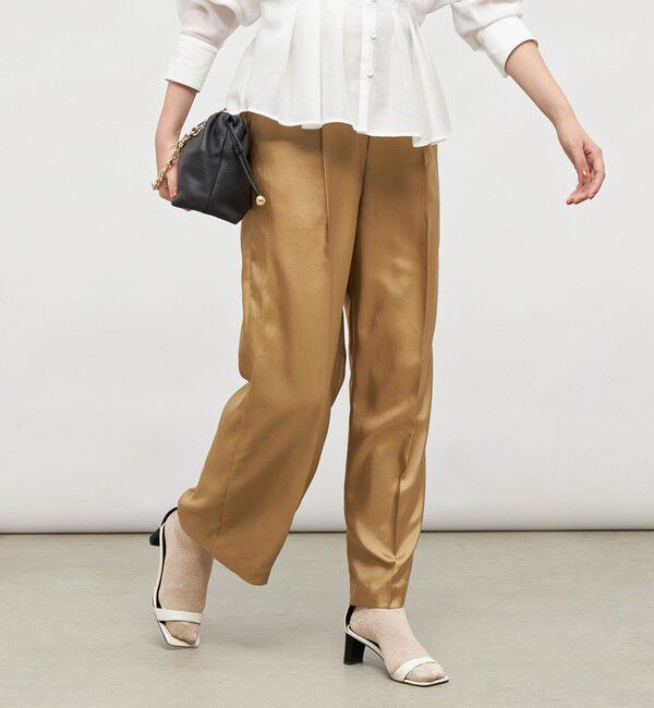 NOLLEY'S「ウォッシャブルサテンワイドパンツ」|その他|