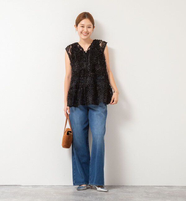NOLLEY'S「フラワーチュールティアードブラウス」|シャツ・ブラウス|
