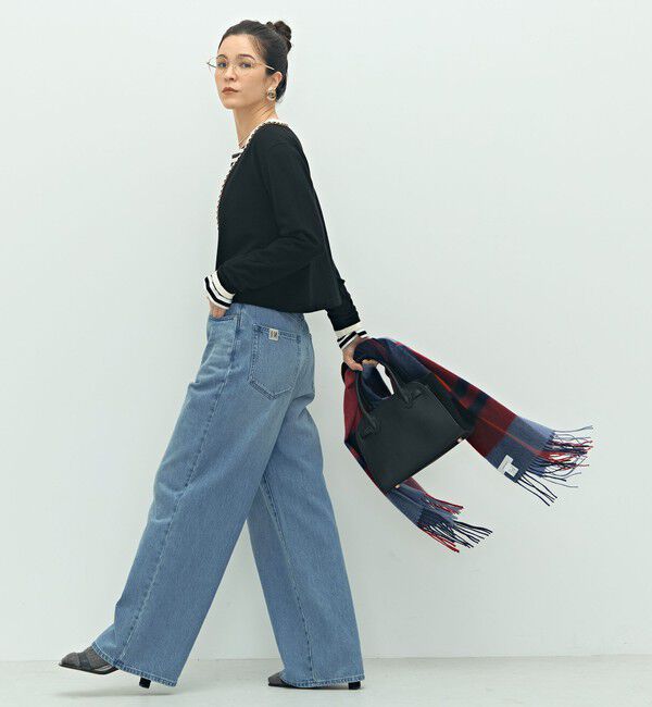 NOLLEY'S「チェーンブレードVネックカーディガン」|カーディガン|