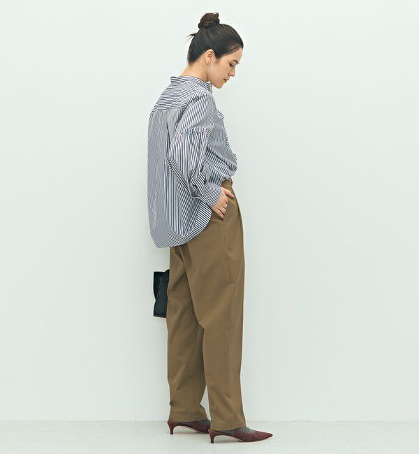 NOLLEY'S「パール釦ビブヨーク4WAYフリルブラウス」|シャツ・ブラウス|