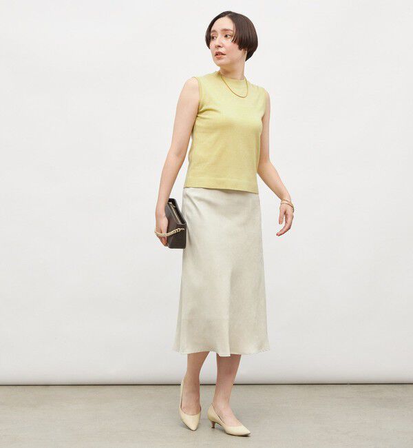 NOLLEY'S sophi「ウォッシャブルフェイクスエードバイヤスフレアスカート」|フレア|