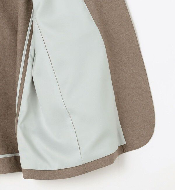 NOLLEY'S sophi「【WEB STAFF守屋☆別注】《セットアップ対応》ウォッシャブルソフトシャンブレーノーカラージャケット」|ノーカラージャケット|