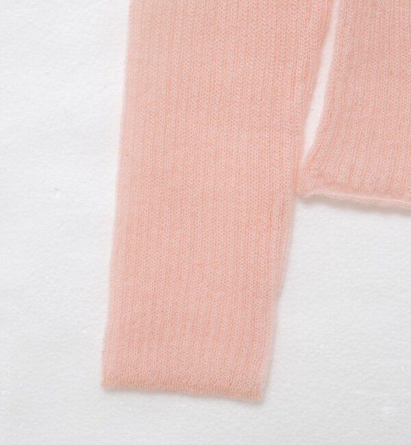 Rie Miller「シアーモヘヤ2WAYリブボートネックカーディガン」|カーディガン|