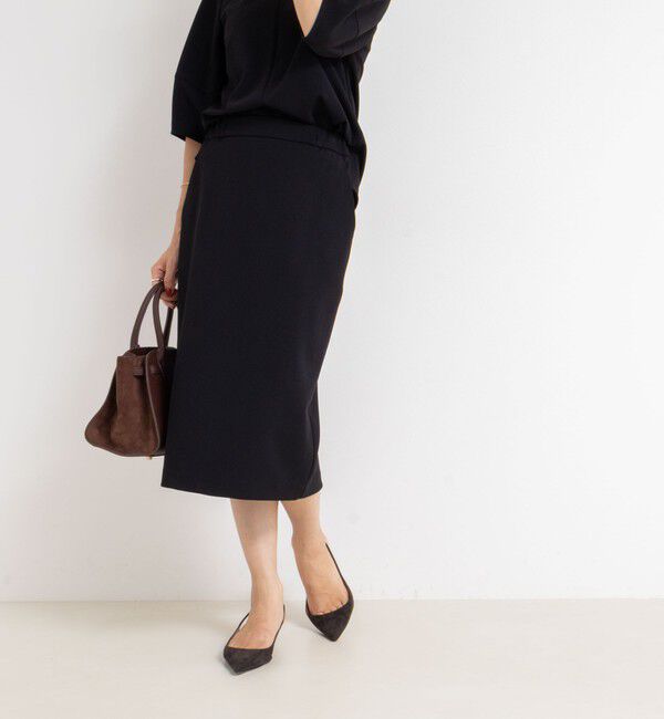 NOLLEY'S sophi「《セットアップ対応》ウォッシャブルカットジョーゼットタイトスカート」|タイト|