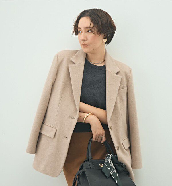 NOLLEY'S sophi「ショートビーバーテーラードジャケット」|テーラードジャケット|