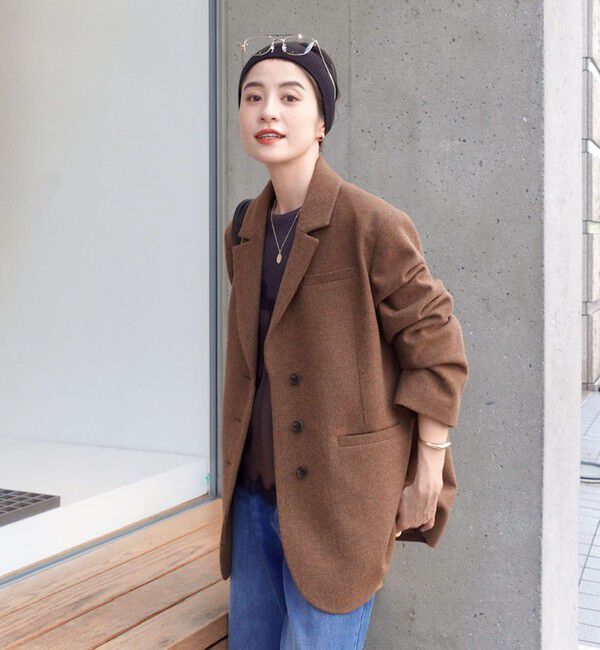 MAQWEL「【MAQWEL/マクウェル】オーバージャケット」|テーラードジャケット|