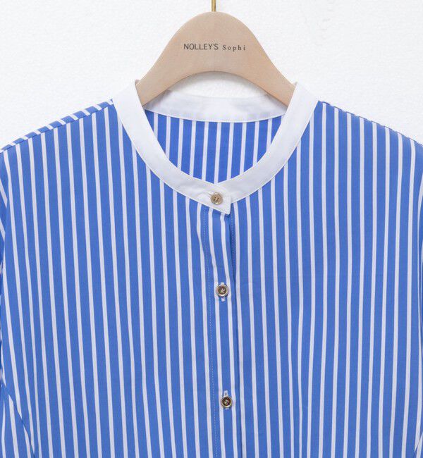 NOLLEY'S sophi「ウォッシャブルハンカチーフヘムシャツ」|シャツ・ブラウス|
