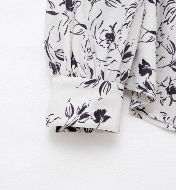 NOLLEY'S sophi「ウォッシャブルジョーゼットVネックブラウス」|シャツ・ブラウス|