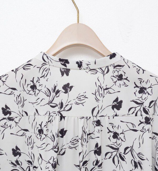 NOLLEY'S sophi「ウォッシャブルジョーゼットVネックブラウス」|シャツ・ブラウス|