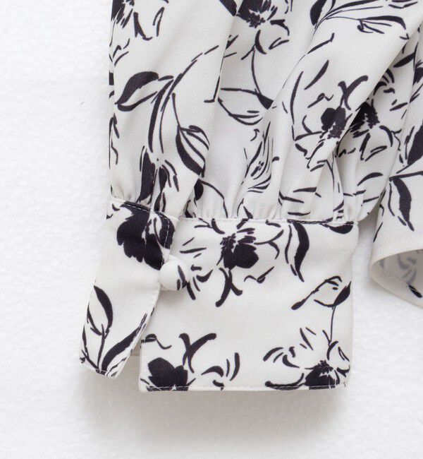 NOLLEY'S sophi「ウォッシャブルジョーゼットVネックブラウス」|シャツ・ブラウス|