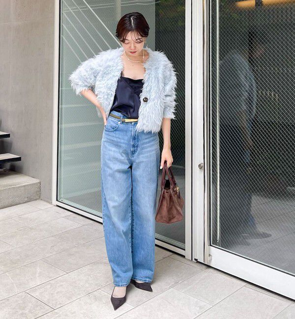 NOLLEY'S sophi「《手洗い可能》カール起毛ショートカーディガン」|カーディガン|