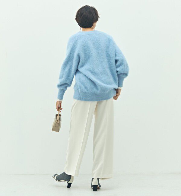 NOLLEY'S sophi「カシミヤ混ヘアリーVネックカーディガン」|カーディガン|