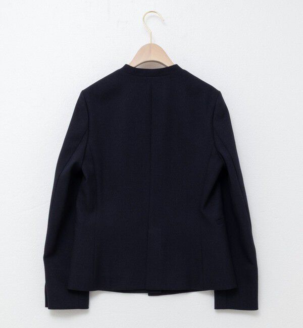 NOLLEY'S sophi「《セットアップ対応》ウォッシャブルウール調ノーカラージャケット」|ノーカラージャケット|
