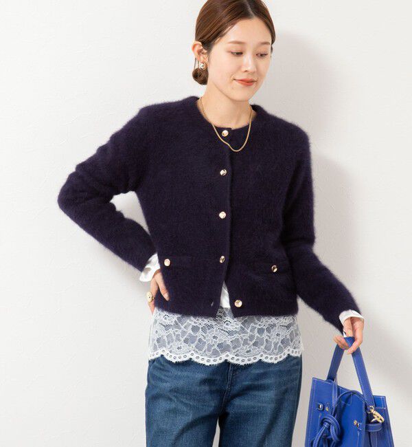 NOLLEY'S「ウォッシャブル裾レース2WAYオトナサテンブラウス」|シャツ・ブラウス|