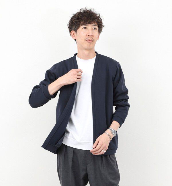 NOLLEY'S goodman「【ACTIVE SECT】《限定展開》接結ボタンレスカーディガン 25AW」|カーディガン|