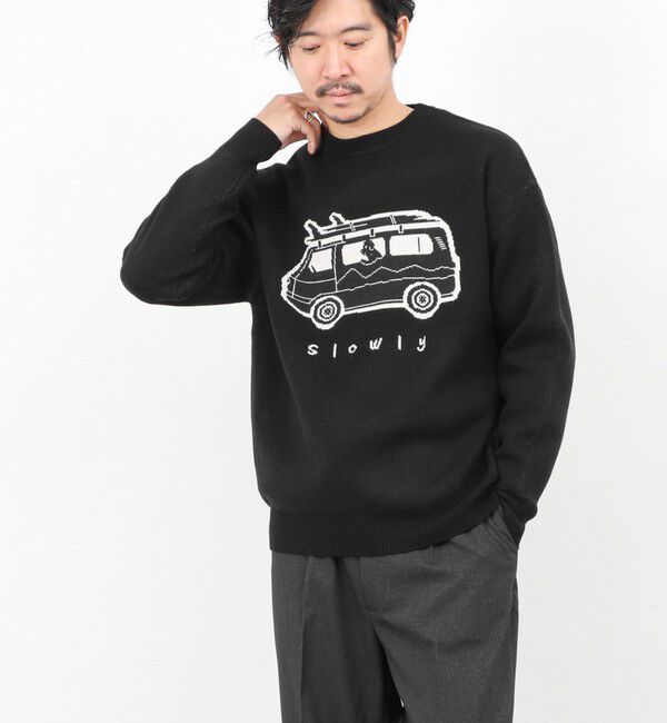 NOLLEY'S goodman「【STONEWOLD】WAGON ウォッシャブル CN 25AW」|ニット・セーター|