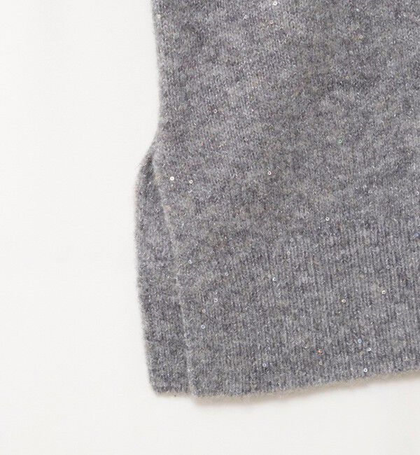 NOLLEY'S sophi「《手洗い可能》モヘヤスパンコールVネックプルオーバー」|ニット・セーター|