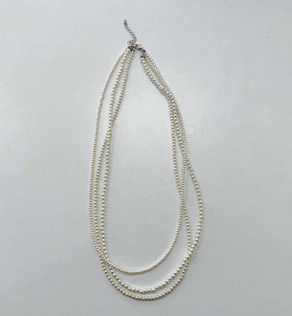 fredy emue「パール3連ロングネックレス」|ネックレス|