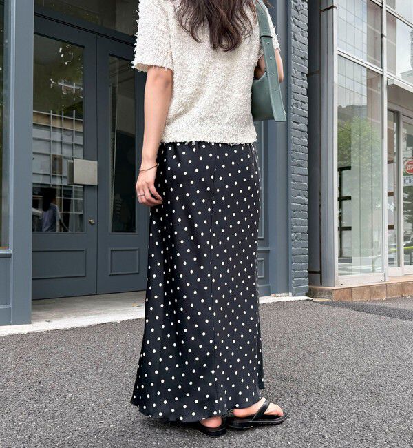 fredy emue「ワッシャーサテンドットスカート」|スカート|