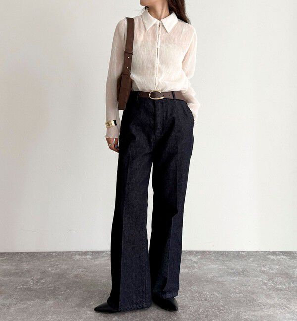 fredy emue「シアープリーツシャツ」|シャツ・ブラウス|