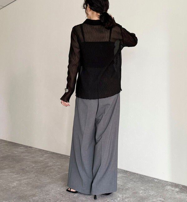 fredy emue「シアープリーツシャツ」|シャツ・ブラウス|