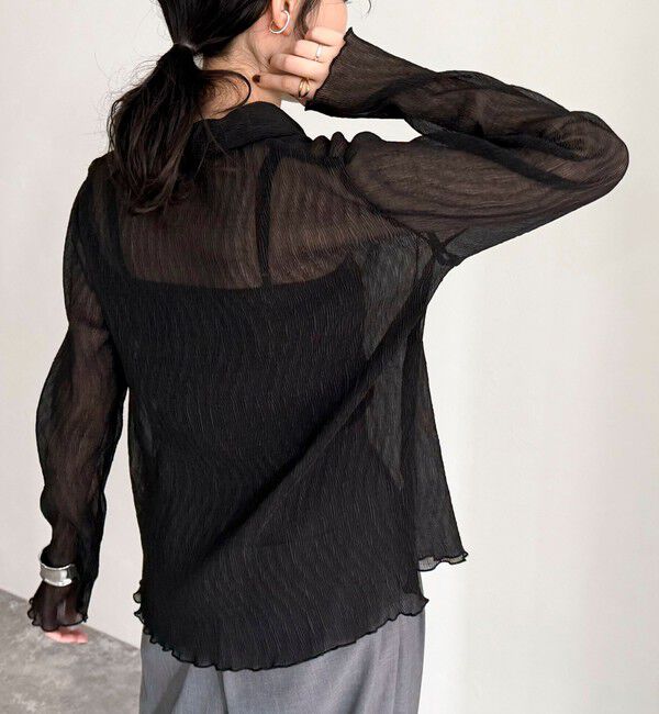 fredy emue「シアープリーツシャツ」|シャツ・ブラウス|