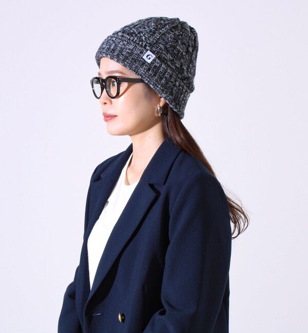GLOSTER「【GLOSTER/グロスター】裏ボア ケーブルワッチ ニット帽」|ニット帽|