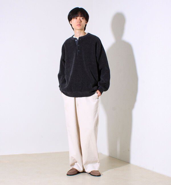 GLOSTER「【セットアップ対応】【GEVACO】コーデュロイ イージーワイドパンツ」|チノ|