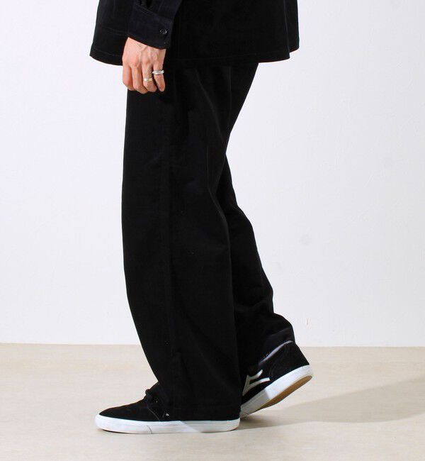 GLOSTER「【セットアップ対応】【GEVACO】コーデュロイ イージーワイドパンツ」|チノ|