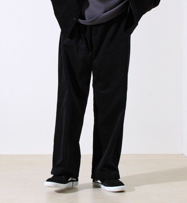 GLOSTER「【セットアップ対応】【GEVACO】コーデュロイ イージーワイドパンツ」|チノ|