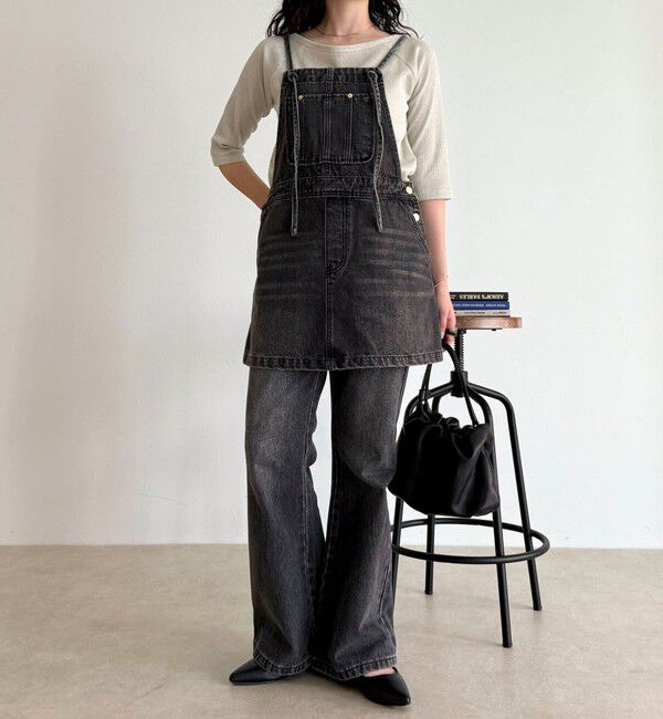 fredy emue「デニムサロペットチュニック」|オールインワン|