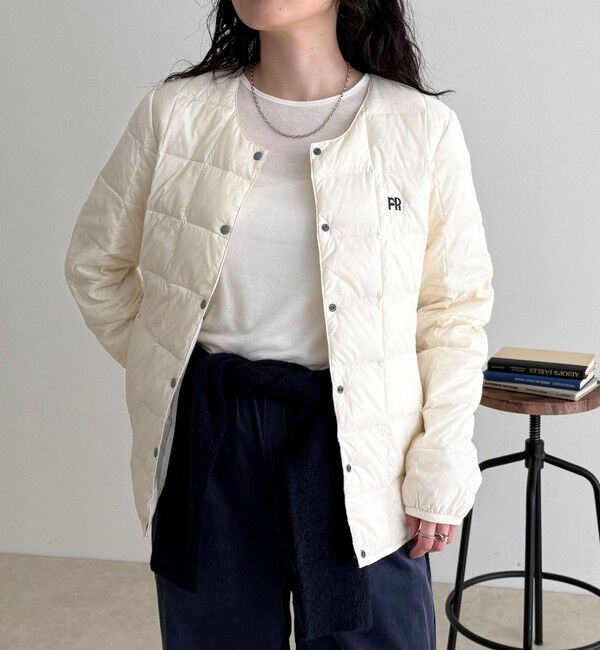 fredy emue「《別注》【TAION/タイオン】CREW NECK BUTTON DOWN JK ダウンジャケット」|ダウン|