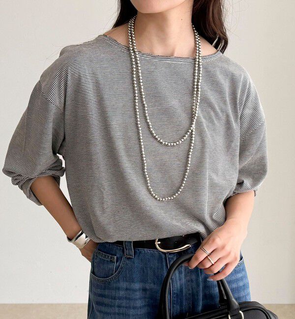 fredy emue「ルーズボートロンＴシャツ」|Tシャツ・カットソー|ホワイト系その他