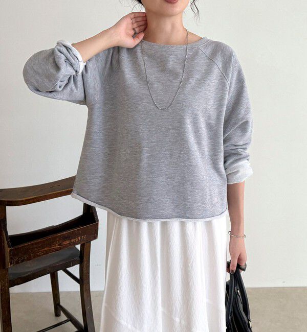 fredy emue「ミニ裏毛クロップドスウェットプルオーバー」|スウェット・ジャージ|