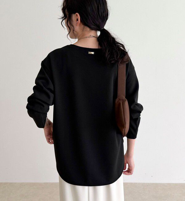 fredy emue「【大人の優秀ブラウスT】ジョーゼットブラウスTシャツ」|Tシャツ・カットソー|