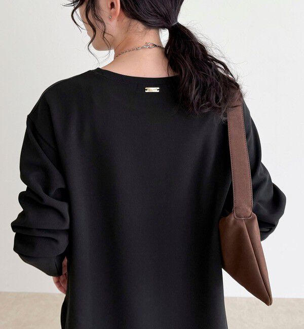 fredy emue「【大人の優秀ブラウスT】ジョーゼットブラウスTシャツ」|Tシャツ・カットソー|