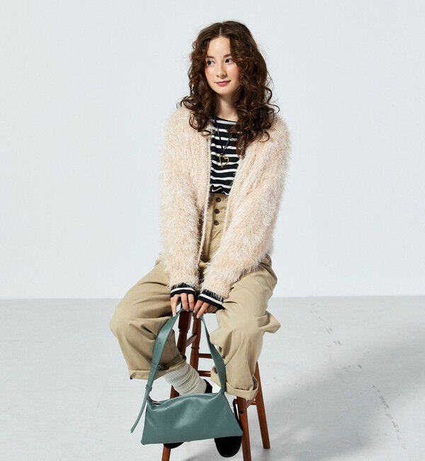 fredy emue「ポリフェザーニットボレロ」|カーディガン|