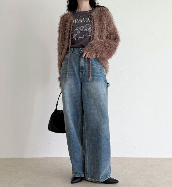 fredy emue「ポリフェザーニットボレロ」|カーディガン|