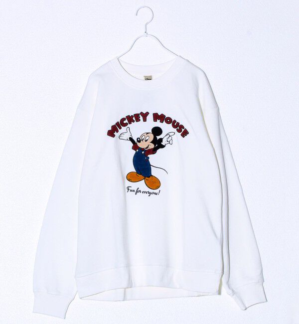 GLOSTER「【ミッキー＆ベイマックス】UNISEX サガラ刺繍 裏起毛スウェット」|スウェット・ジャージ|