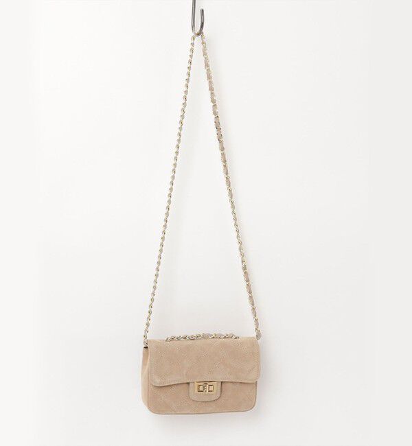 fredy emue「【AULENTTI/オーレンティ】キルティングスエードチェーンショルダーバッグ」|ショルダー・メッセンジャー|