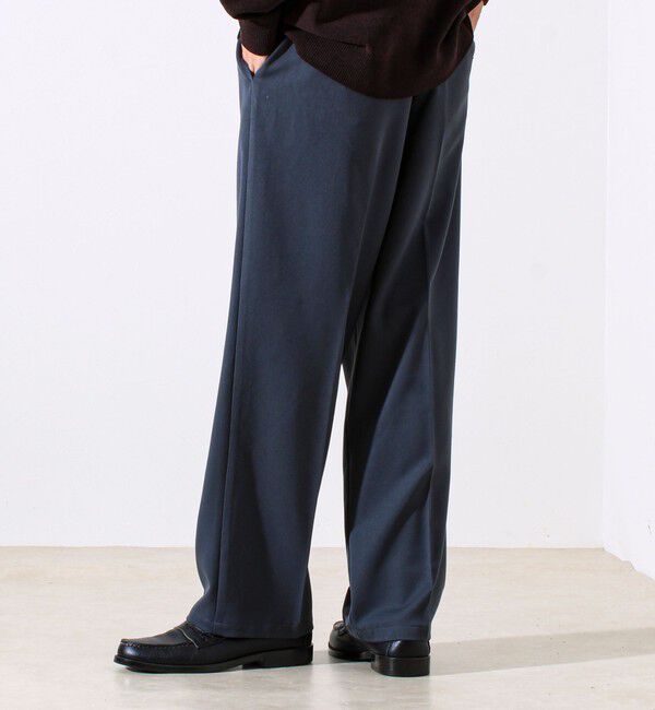 GLOSTER「【細すぎず太すぎない絶妙バランス】TRストレッチ ミディアムストレートパンツ」|チノ|