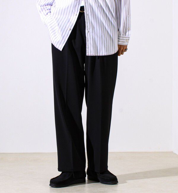 GLOSTER「【細すぎず太すぎない絶妙バランス】TRストレッチ ミディアムストレートパンツ」|チノ|