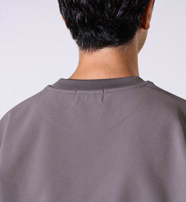 GLOSTER「【配色袖がアクセント】トリコットバイカラースリーブ プルオーバー」|スウェット・ジャージ|